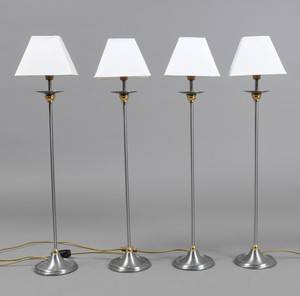 Bordlamper, metal, 1900-tallets slutning. 4