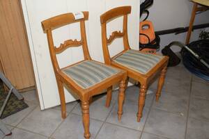 Dekorstolar 1880-tal, 2 st, H 85 cm