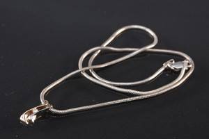Brillant vedhæng 14 kt. guld 0,05 ct.