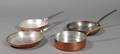 Henning Koppel for Georg Jensen, Harvard  Normandie. Samling pander og sautepande. 4