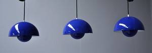 Verner Panton. Tre Flowerpot pendler 3 