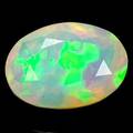 Uindfattet opal. Ca. 3.88 ct.