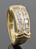 Diamond ring in 18kt approx. 0.50ct