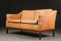 To-pers. sofa, læder
