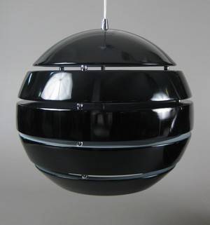 Manhattan pendel, sortlakeret aluminium