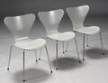 Arne Jacobsen. Tre stole model 3107 3 
