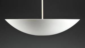 Loftlampe af hvidt metal, model Basket.
