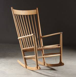 H.J. Wegner. Gyngestol, bøgetræ, FDB, model J-16