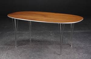 Piet HeinBruno Mathsson. Superellipse 170 x 100, valnød malukant 