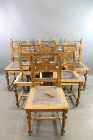 Stolar nyrenässans 6 st