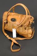 Still Leather Goods. Skuldertaske i gyldent læder 