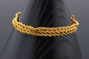 Vintage armlænke af 18 kt. guld