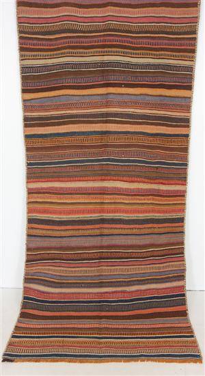 Orientalisk flatvävd matta, Kelim, 294x130 cm