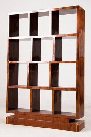 Bücherregal im Stil des Art Deco