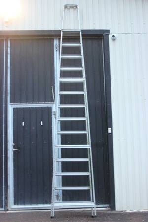 Stege i aluminium 
