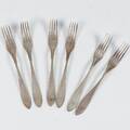 MATGAFFLAR SILVER 6st Spets