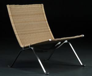 Poul Kjærholm. PK-22 lænestol, flet