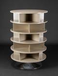 Moderne design multi rondel på krom drejesokkel. SAND