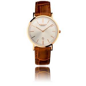 Kompass damur, Nautilus Rose Gold, silverbrun