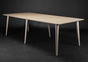 Snedkermester Lau Lauritsen. Spisebord, Zebranofinér