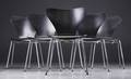 Arne Jacobsen. Seks Syver-stole, Model 3107 6 