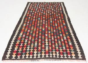 Orientalisk flatvävd matta, old Harsin kelim, 266x140 cm