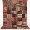 Orientalisk matta, Patchwork, Kelim mått 303x224