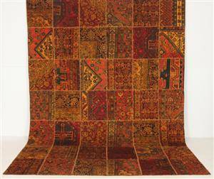 Orientalisk matta, Patchwork, 358x258 cm
