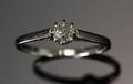 Solitairering, ca. 0.25 ct.