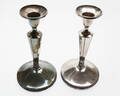 LJUSSTAKAR 1 par, silver, 1900-tal.