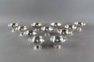 Punchmuggar i silver GAB 11 st