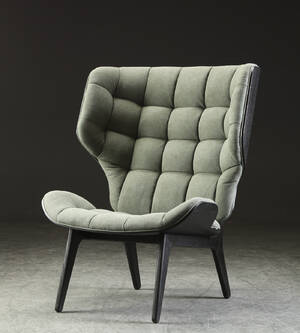 Rune Krøjgaard  Knut Bendik Humlevik for NORR11. Lænestol  øreklapstol model Mammoth Chair 