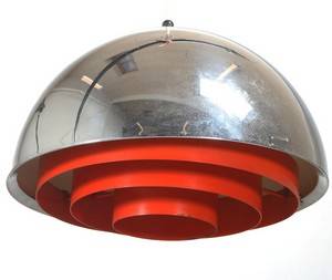 Jo Hammerborg. Pendel, model Milieu samt Fog  Mørup, pendel, gullakeret 2