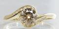 Brillantring, ca. 0.98 ct.