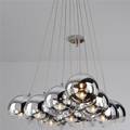 Loftlampe med glaskugler