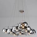 Loftlampe med glaskugler