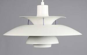 Poul Henningsen, Louis Poulsen, taklampa, PH5, vit