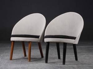 Et par lave lænetole, 1960erne, dansk møbeldesign 2