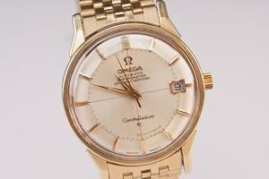 Omega Constellation. Vintage herrearmbåndsur