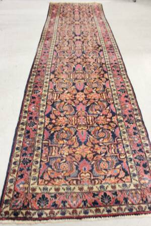 Gallerimatta handknuten