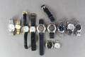 Armbandsur 9 st och mormorsur, bla Casio och Seiko