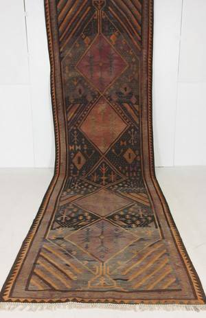 Harsin. Kelim tæppe, 510x145 cm.