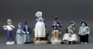 Kgl.P. Søholm samt BG. Samling figurer 6