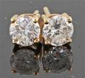 Diamond earrings in 18kt approx. 0.95ct