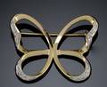 Sommerfuglbroche af guld med diamanter. Kranz  Ziegler