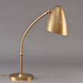 Bordlampe 1940-50erne, patineret messing  