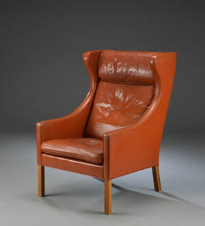 Børge Mogensen. Øreklapstol model 2204