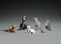 Kgl. Porcelæn samt Bing  Grøndahl. Seks figurer 6
