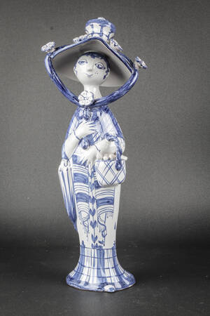 Bjørn Wiinblad. Årstiderne, Figur af keramik, Efterår 