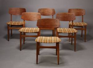 Dansk møbelproducent, spisestole, 195060erne 6